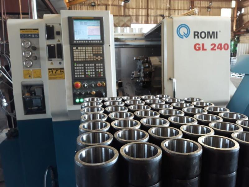 Peças usinadas em torno cnc